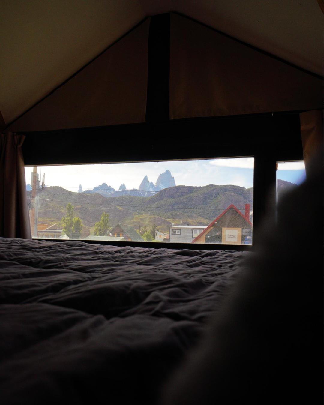 Gueer Aike Mejor Tiny House C/ Vista Al Fitz Roy Villa El Chalten Buitenkant foto