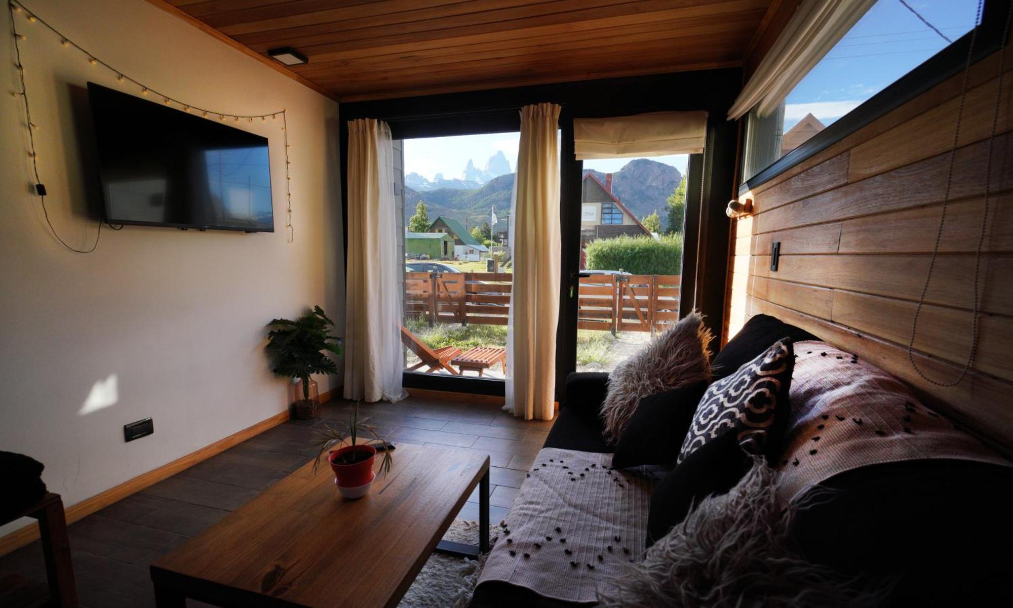 Gueer Aike Mejor Tiny House C/ Vista Al Fitz Roy Villa El Chalten Buitenkant foto